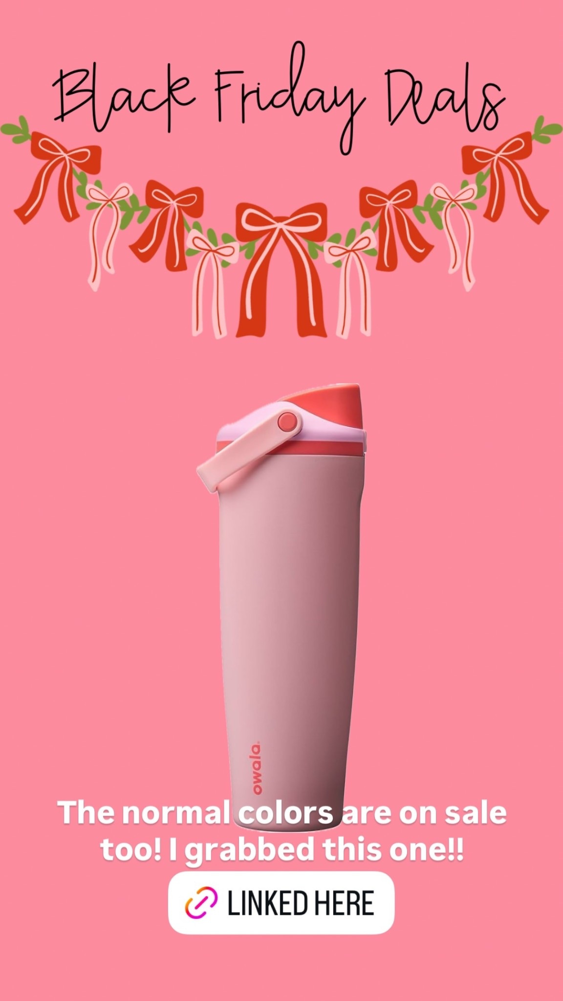 The normal owala  colors are on sale too! I grabbed this one!!

#LTKCyberWeek #LTKfitnessgoals #LTKGiftGuide