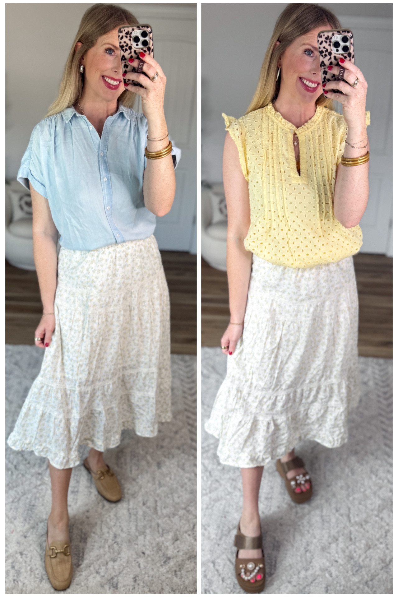 2 ways to style this floral midi skirt from Walmart! 

#LTKmomlife #LTKootd #LTKWorkwear