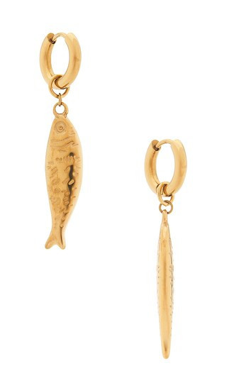 Casa Clara Rosetta Earrings in Metallic Gold. | Revolve Clothing (Global)