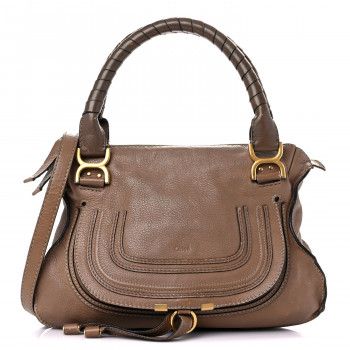 Calfskin Medium Marcie Satchel Nut | FASHIONPHILE (US)