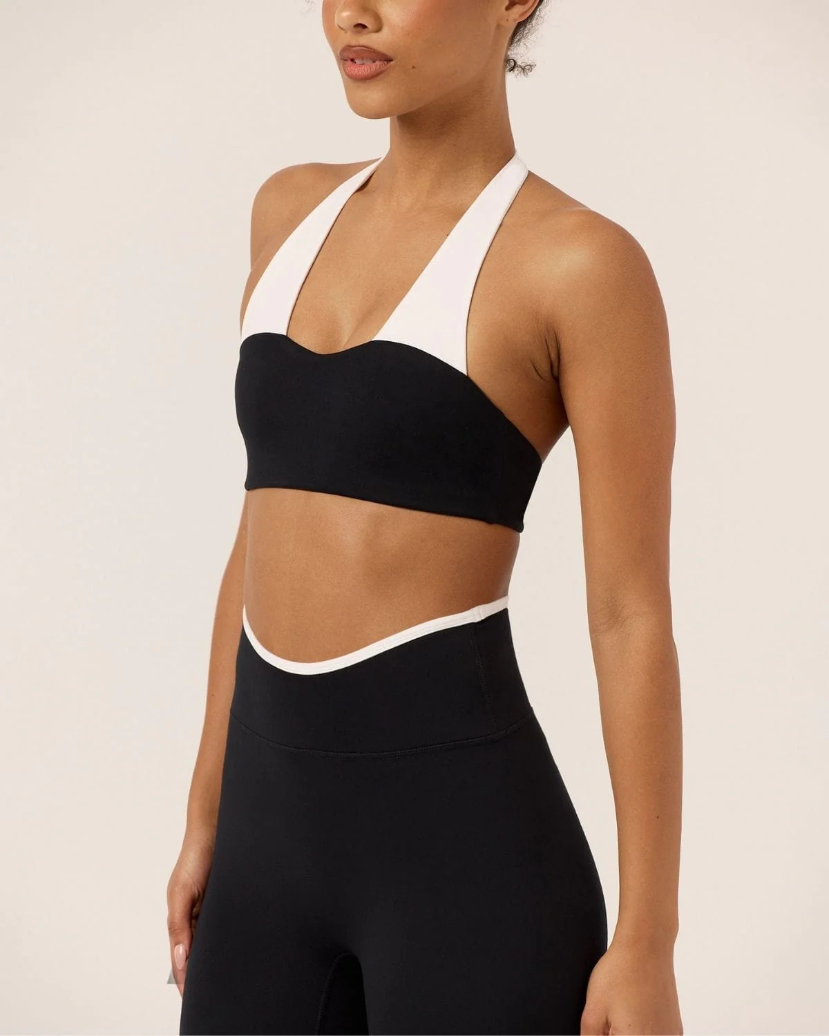 Serenity June Crop | Black Two Tone | Crop Shop Boutique US