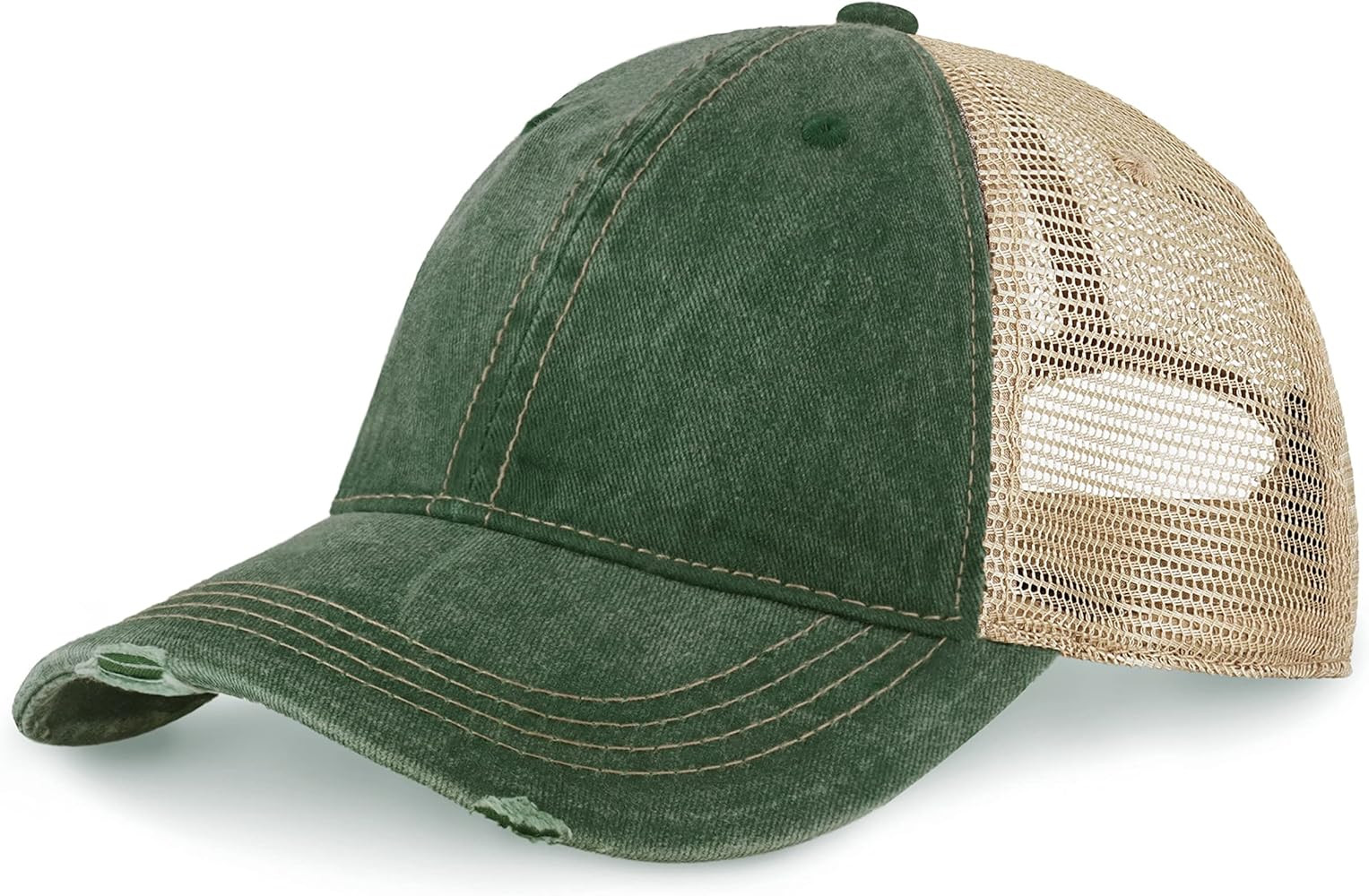 CHOK.LIDS Everyday Premium Washed Trucker Hat Unstructured Distressed Pigment Dyed Cap Adjustable... | Amazon (US)