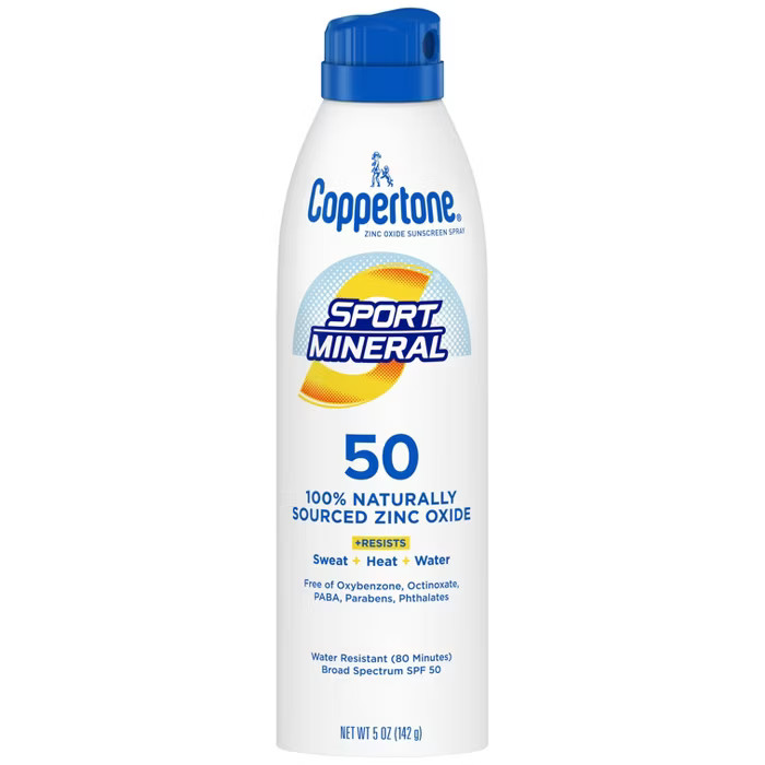 Coppertone Sport Mineral Sunscreen Spray - SPF 50 - 5oz | Target