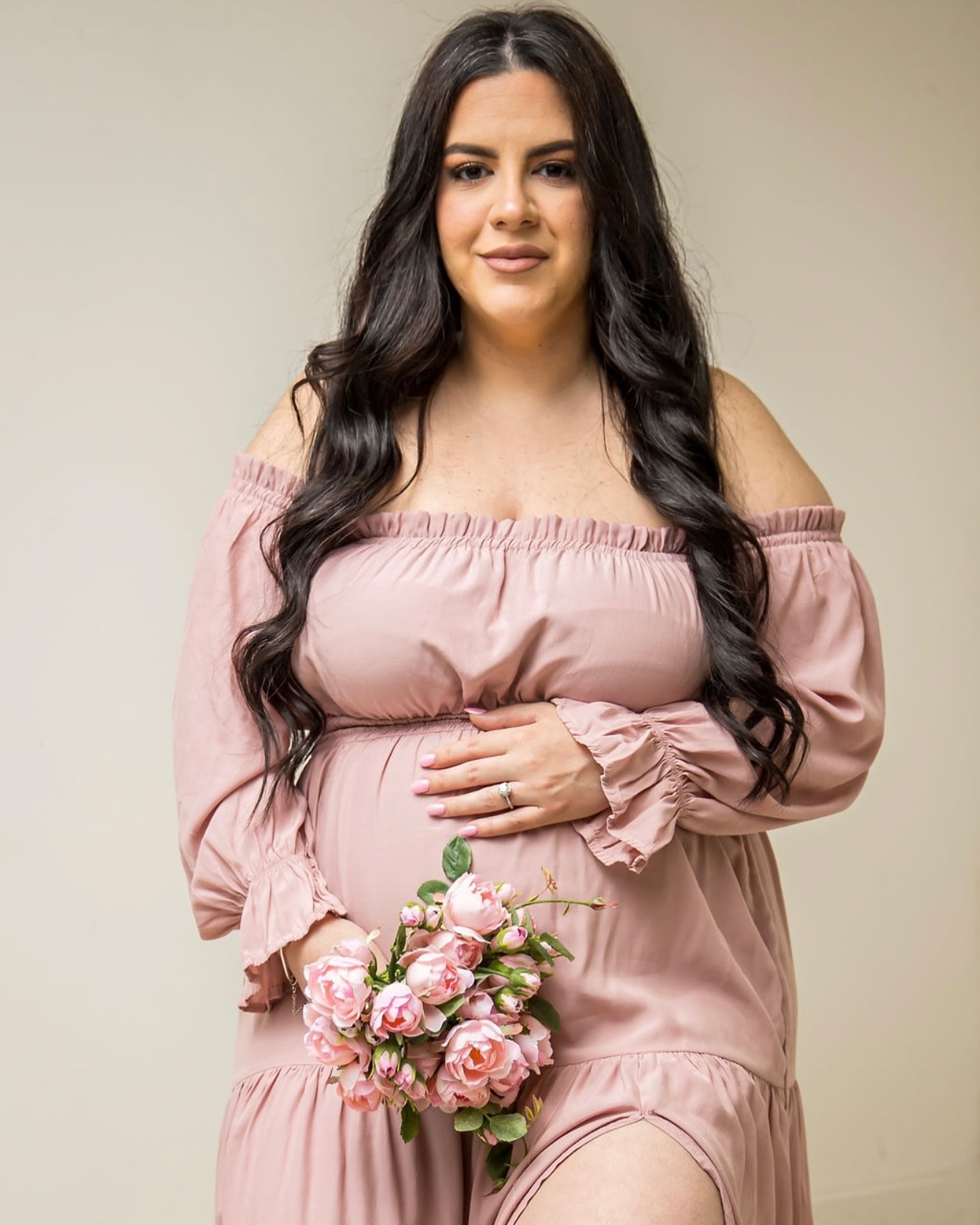 Pretty in pink and glowing with love.💓

As the weeks approach, reality is settling in that we will be holding our little princess in no time. 🥹🫶🏻

We didn’t think we would ever experience having a little girl, so this is definitely such a dream. 

We can’t wait to hold you and see Laz become a big brother.

Thank you, God✨✨