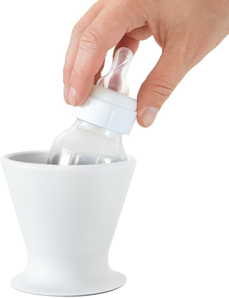 baby bottle and silicone pump holder - prepare baby bottles with one hand and prevent breast milk... | Amazon (US)