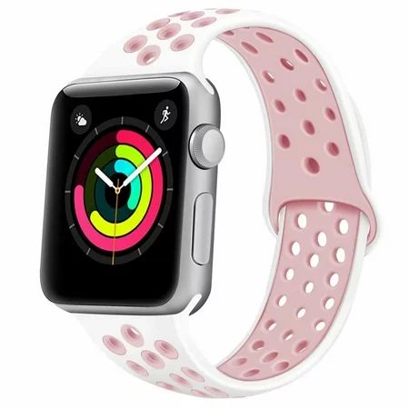 iGK Compatible for Apple Watch Band 38mm 40mm 42mm 44mm Wristbands Women Men, Soft Silicone Sport Re | Walmart (US)