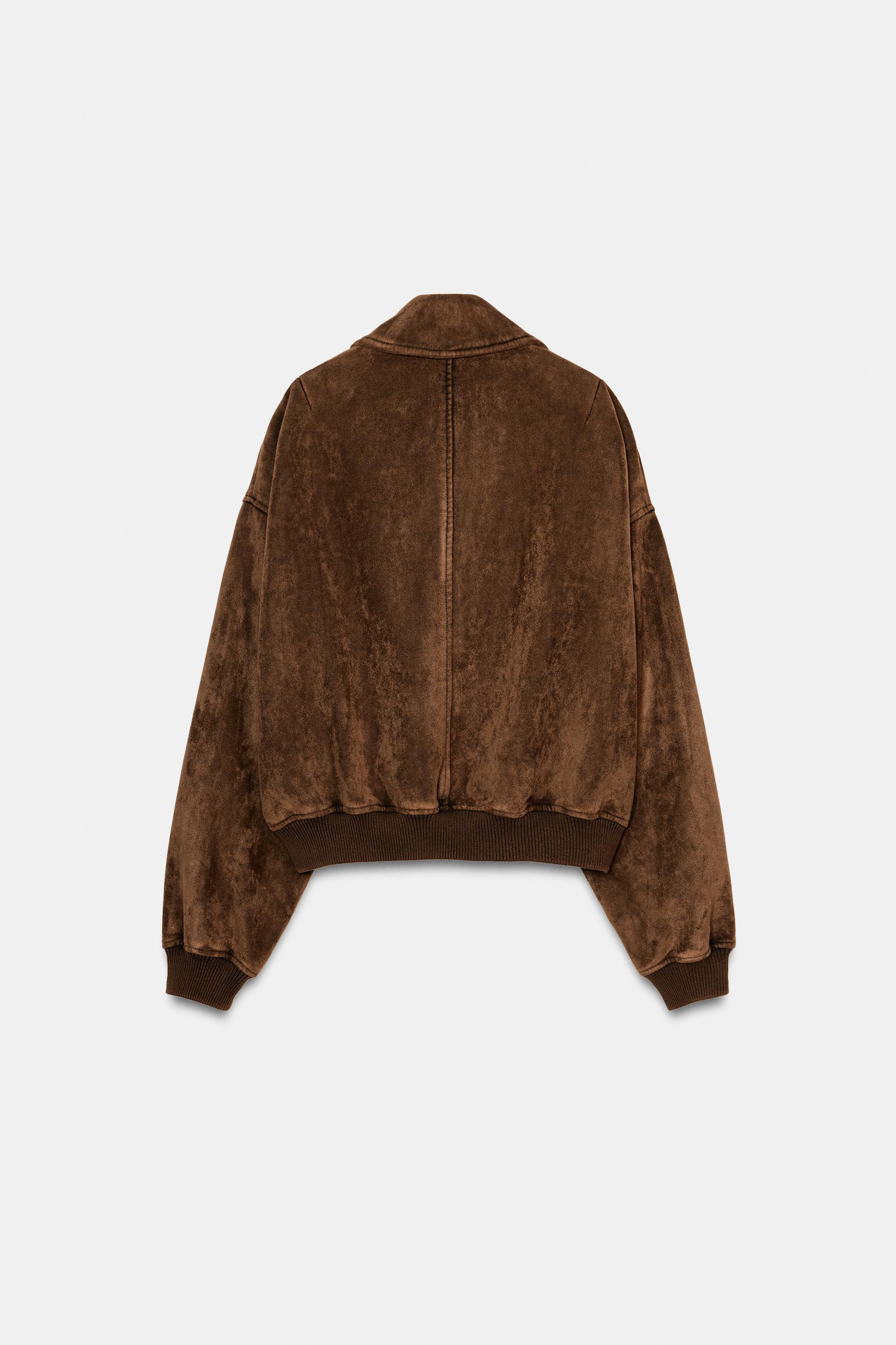 FAUX SUEDE JACKET | Zara UK