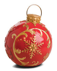 20in Outdoor Led Resin Ball | TJ Maxx