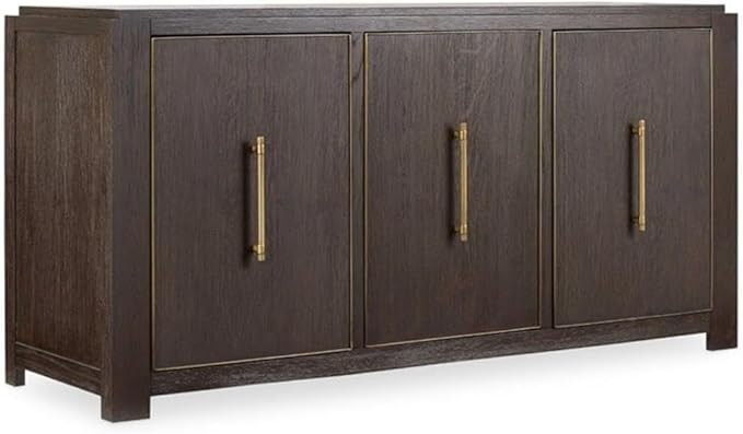 Hooker Furniture Curata Buffet in Midnight Brown and Brushed Brass | Amazon (US)