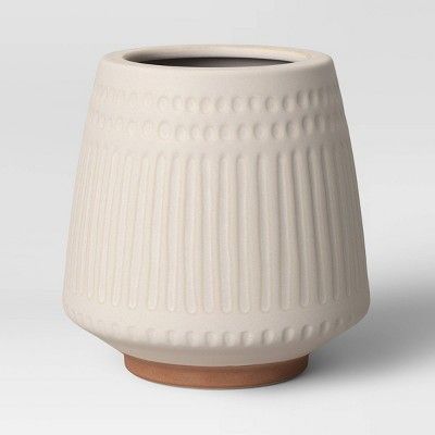 Textured Ceramic Planter White - Opalhouse™ | Target