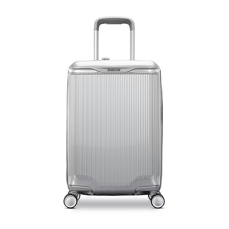 Samsonite Silhouette 18 21 Inch Hardside Expandable Carry-On Spinner Luggage, One Size, Silver | JCPenney