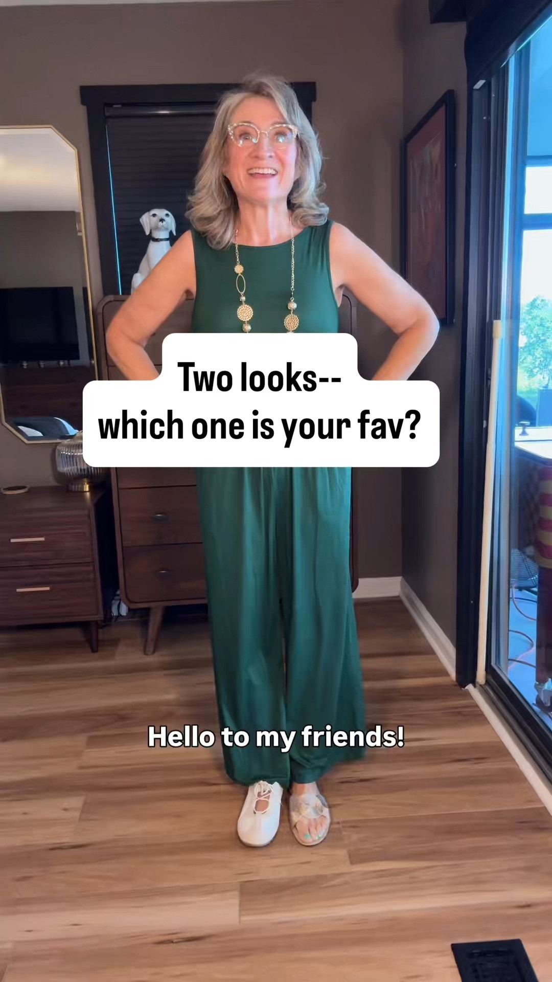 I have two darling jumpsuits to show you! Which one do you like best? These are even easier than a set 😆. Comment SHOP for links. @ekouaerofficial @ekouaercomfort #EKOUAER #ad #ekouaerPartner

#LTKootd #LTKOver40