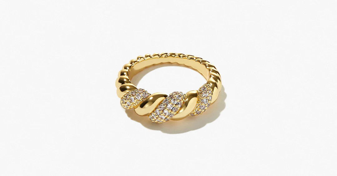 Rope Ring - Rope Pave | Ana Luisa