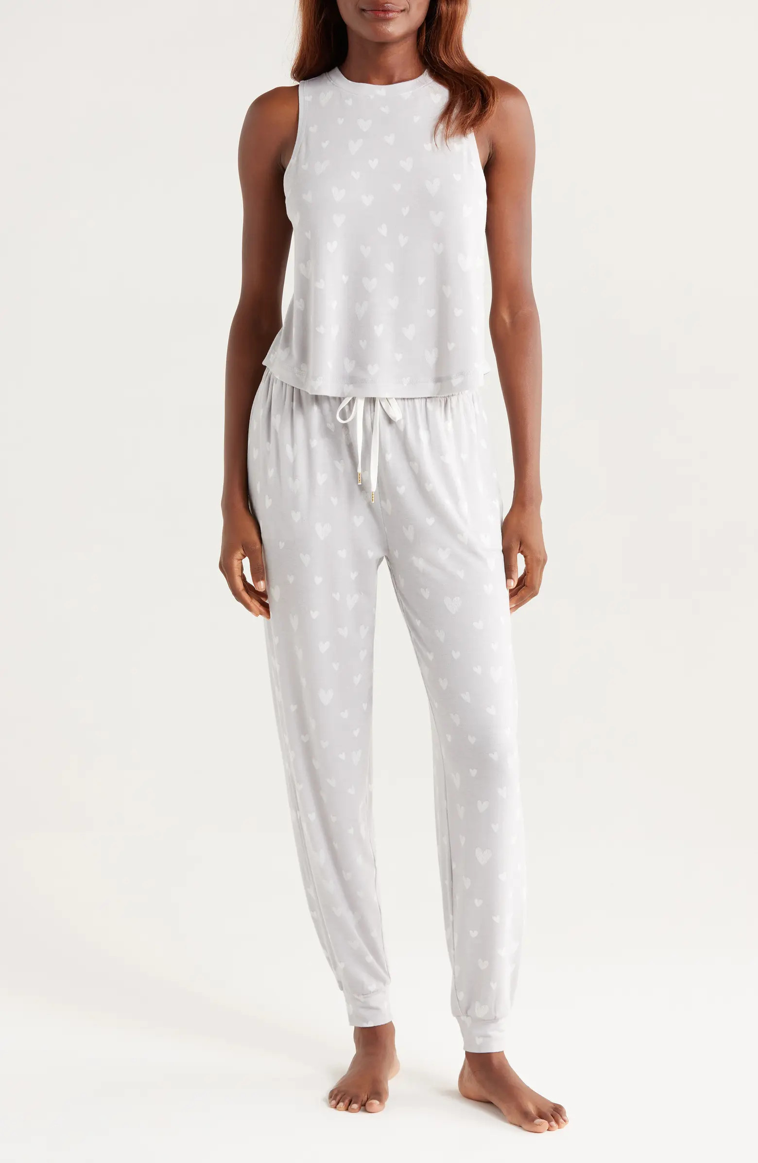 Star Seeker Brushed Jersey Tank & Pant Pajamas | Nordstrom