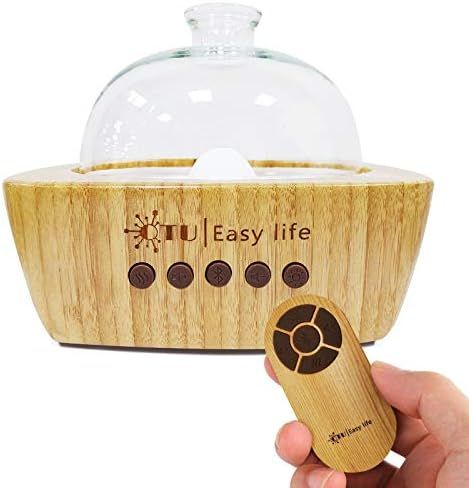 IHADA Glass Aromatherapy Essential Oil Diffuser with Bluetooth Speaker, 200ml Real Wood Base,Upgrade | Amazon (US)