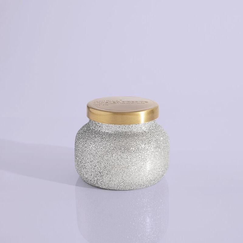 Frosted Fireside Glam Petite Jar, 8 oz | Capri Blue | Capri-Blue