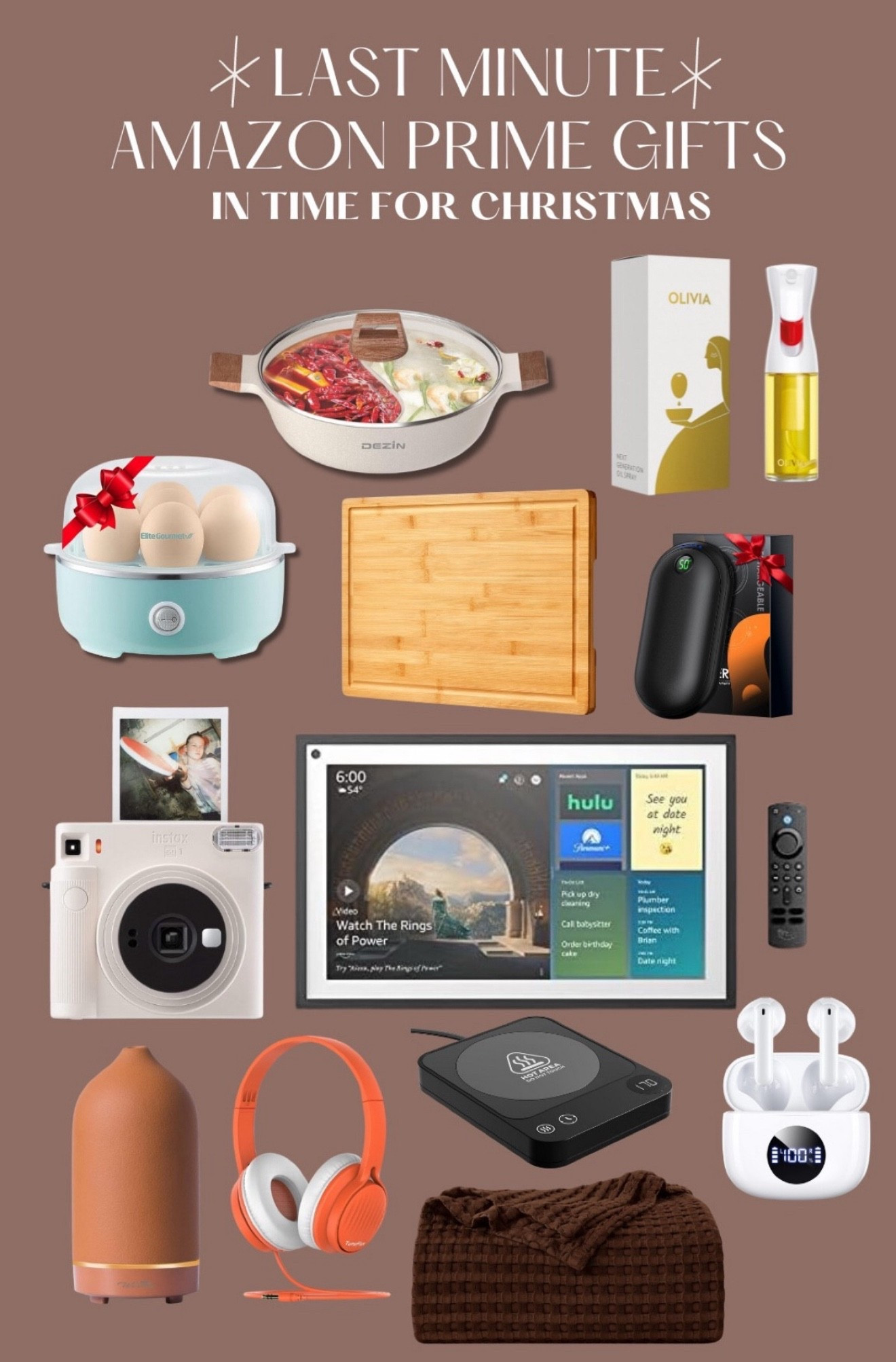 Last minute gift guide! Everything from Amazon and arrives before Christmas! 

Gift guide 
Gift for her 
Gift for him 
Holiday 
Christmas 

#LTKHoliday #LTKGiftGuide #LTKhome