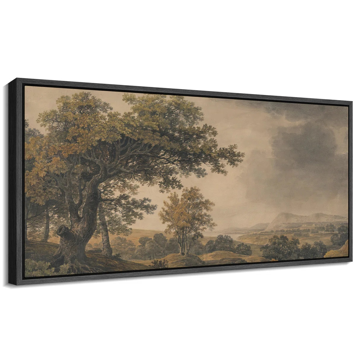 wall26 Pastoral Countryside Landscape with Trees Modern Art | Wayfair | Wayfair North America