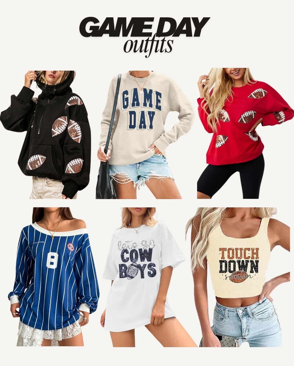 Game Day Outfits

#LTKSeasonal #LTKStyleTip #LTKActive