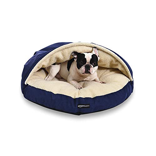 Amazon Basics Cozy Pet Cave Bed with Removable Hood for Dogs or Cats - Small, Medium, Large, X-Large | Amazon (US)