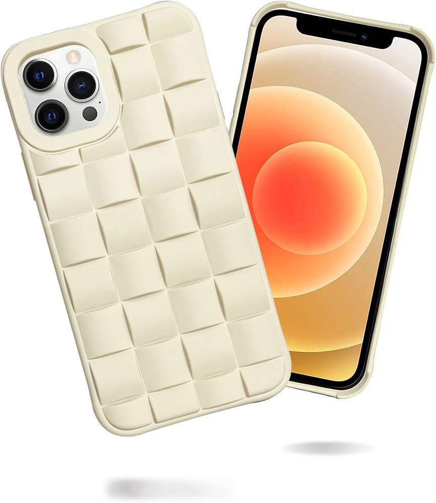 Yunguzi Clouds Compatible iPhone 12 Pro Max Case, Classic Checkered Desgin Soft TPU Heavy Duty Pr... | Amazon (US)
