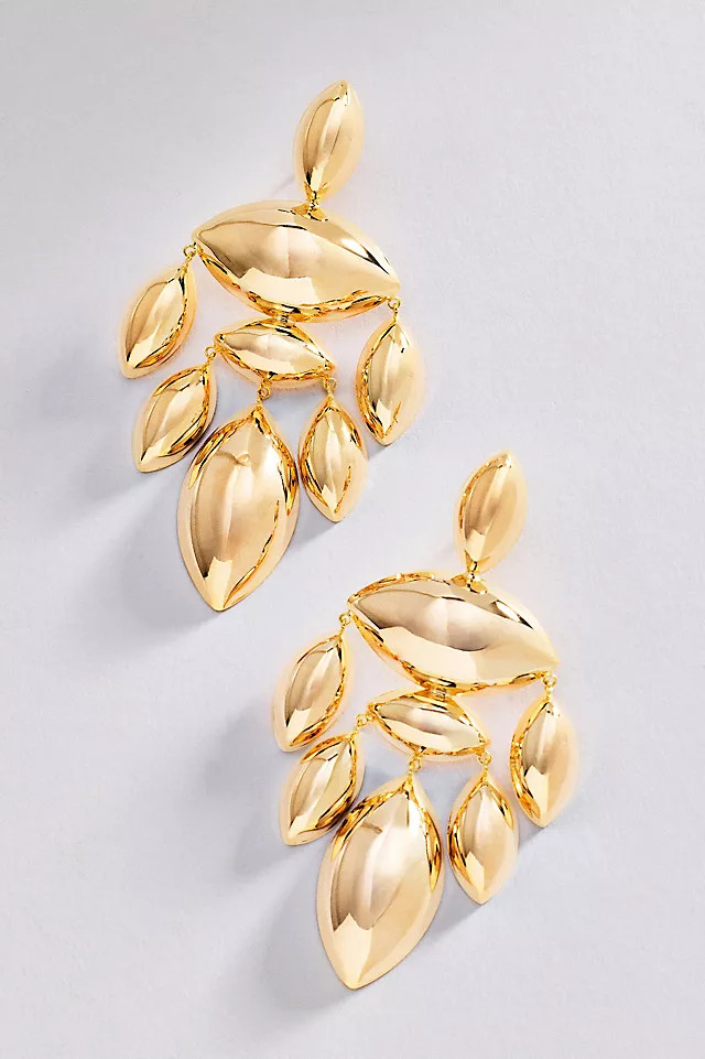 Sculptural Chandelier Drop Earrings | Anthropologie (US)