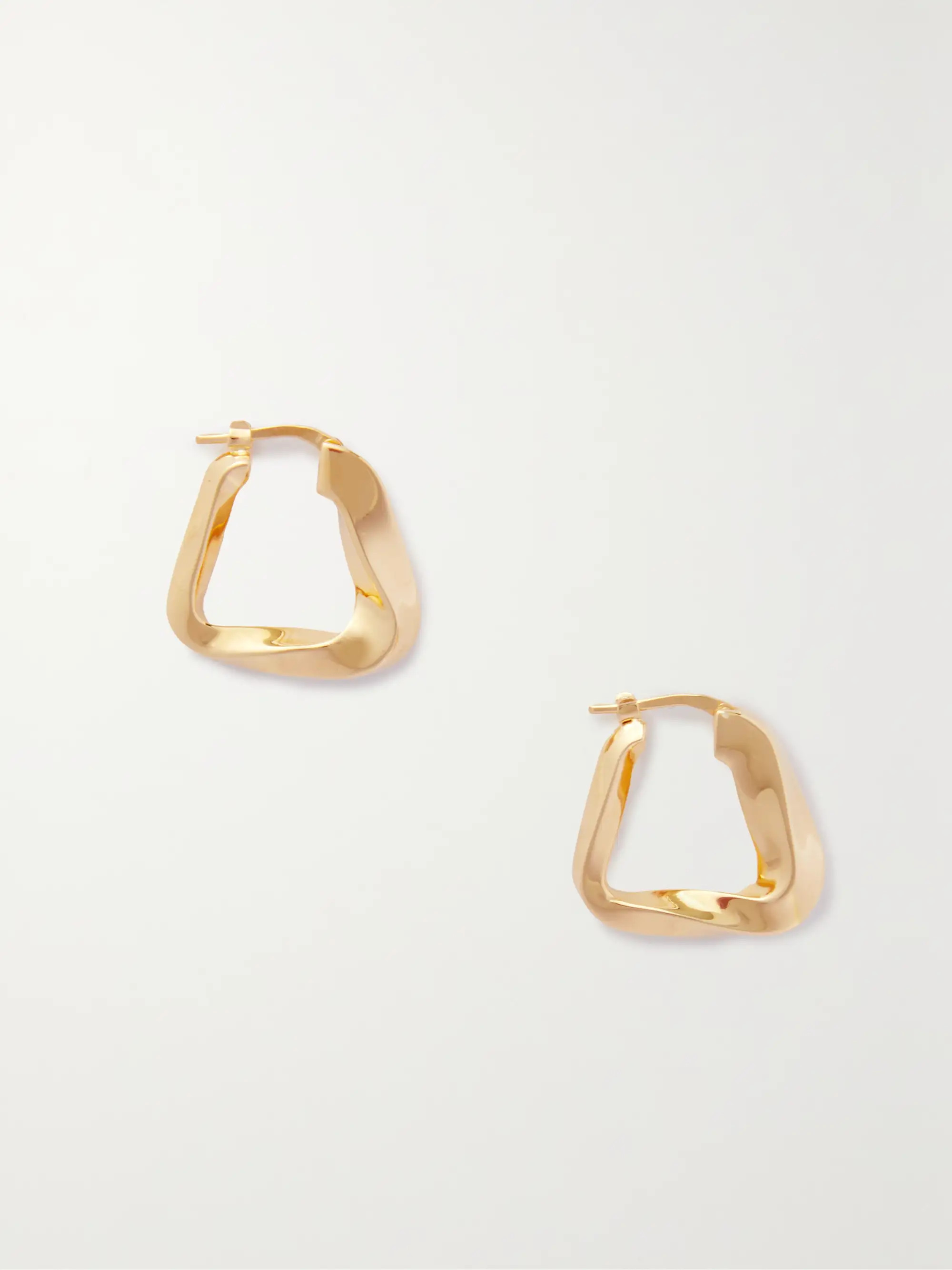 Small gold-tone hoop earrings | NET-A-PORTER (UK & EU)