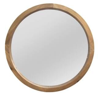Stratton Home Decor Maddie Wood Mirror S13562 | The Home Depot