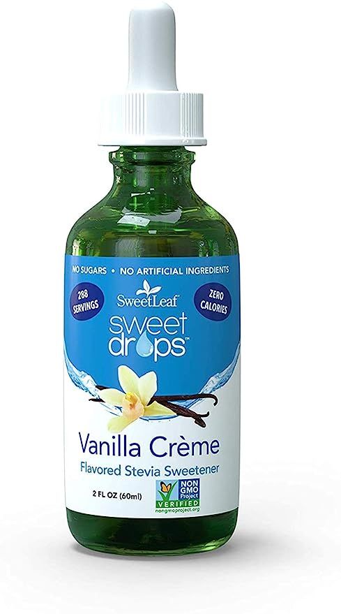 SweetLeaf Sweet Drops Liquid Stevia Sweetener, Vanilla Creme, 2 Fl Ounce | Amazon (US)