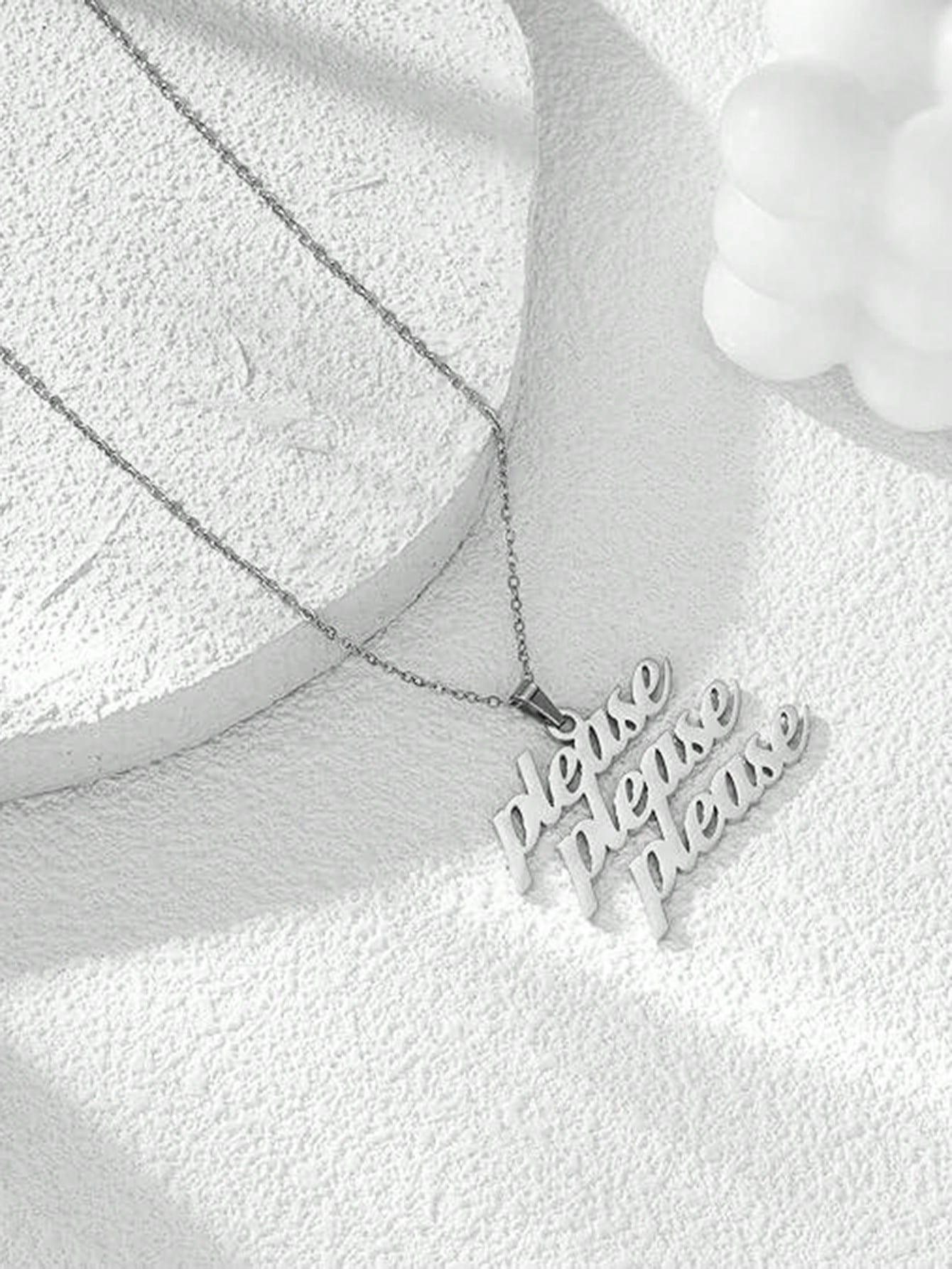 suteyi Please Please Please Necklace Jewelry And Sabrina Red Lip Tattoo Album Merch Accessories F... | SHEIN