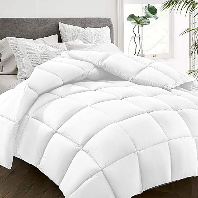 HYLEORY All-Season King Size Bed Comforter - Cooling Goose Down Alternative Quilted Duvet Insert ... | Amazon (US)