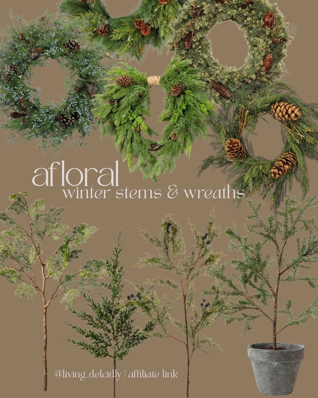 Winter stems & wreaths to style with after the holidays!

Winter Decor | Winter Florals | Winter Wreaths

#LTKSeasonal #LTKHome