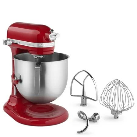 KitchenAid Red Commercial 8-Qt Mixer Red | Walmart (US)