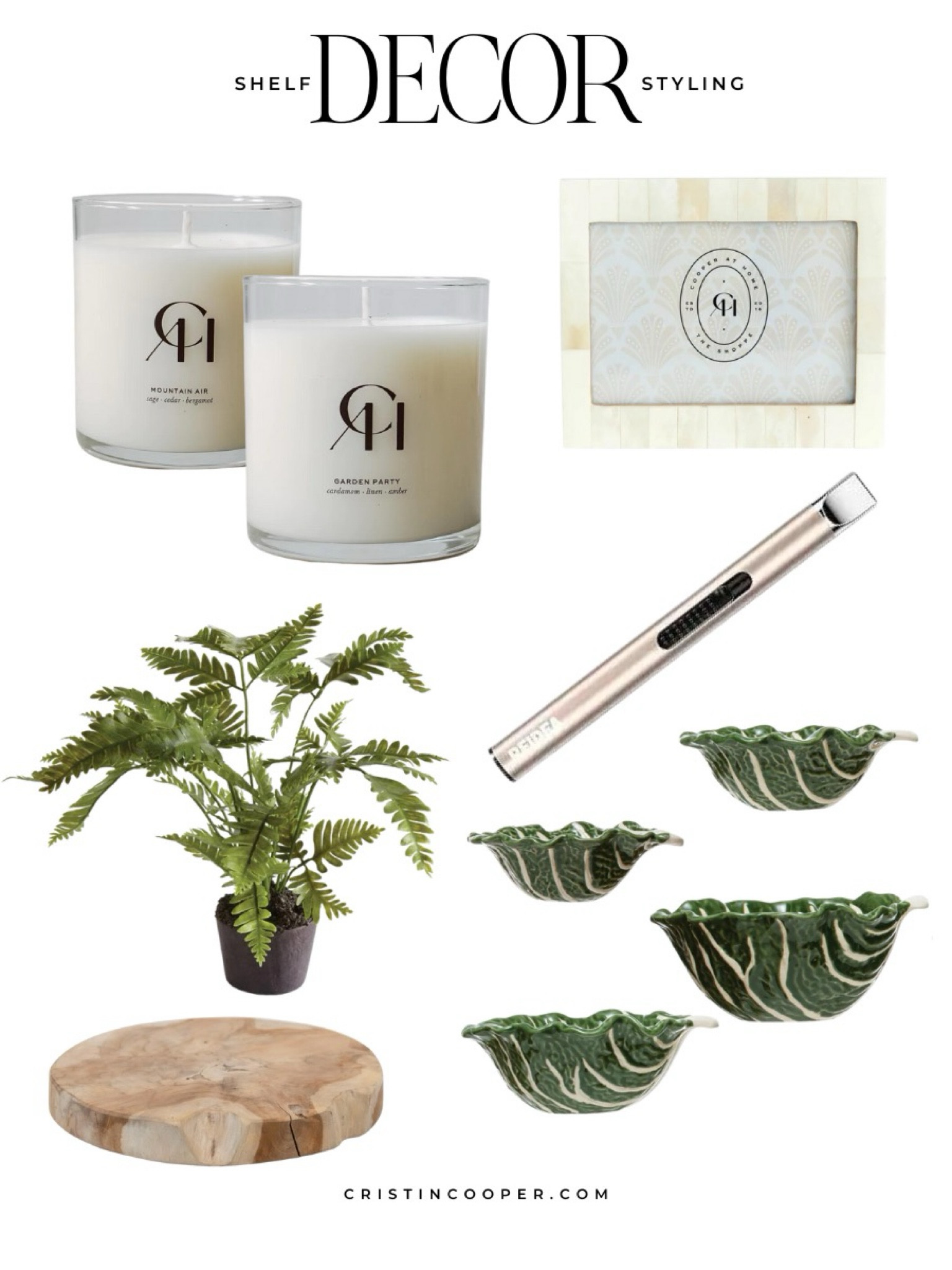 Shelf styling decor from Shoppe Cooper at Home. Use code Cristin for 10% off.

#LTKfindsunder100 #LTKhome #LTKSeasonal