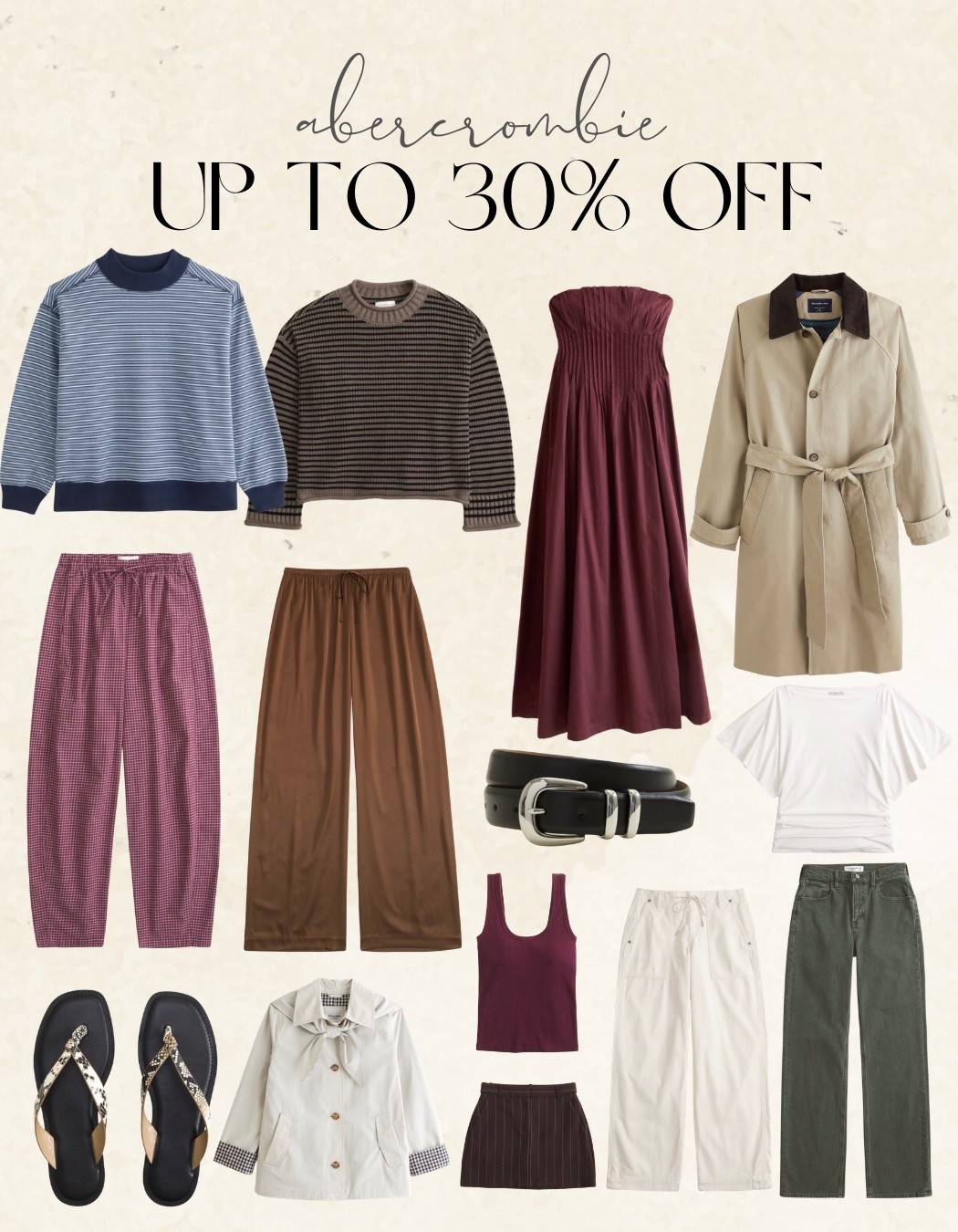 Abercrombie up to 30%
Off 🙌🏻🙌🏻

Fashion style, fall fashion, sweaters, trench coat, belt￼

#LTKootd #LTKSaleAlert #LTKSeasonal