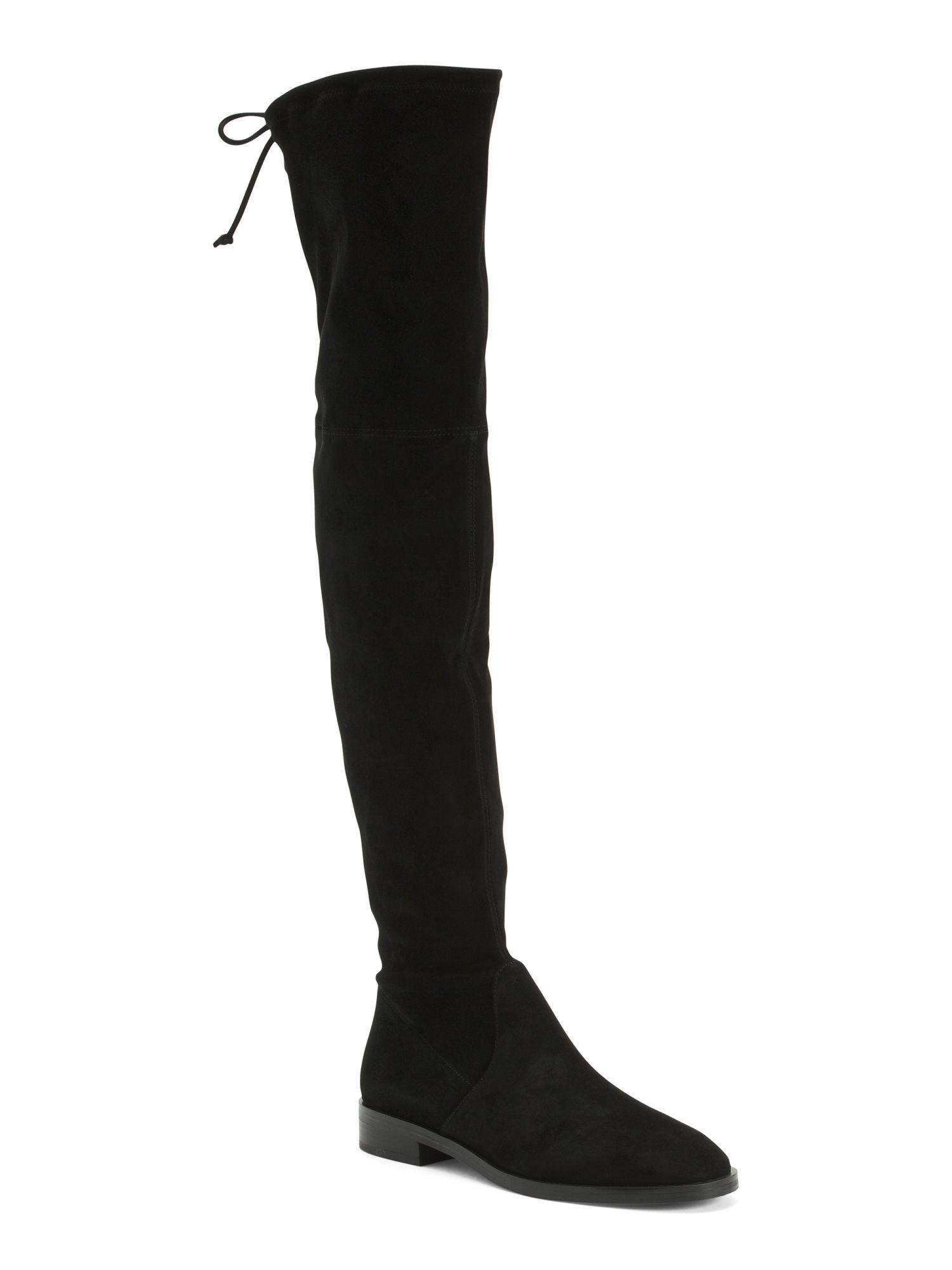 Over The Knee Suede Flat Boots | TJ Maxx