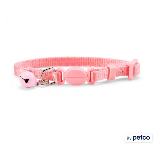 YOULY The Classic Baby Pink Breakaway Kitten Collar | Petco