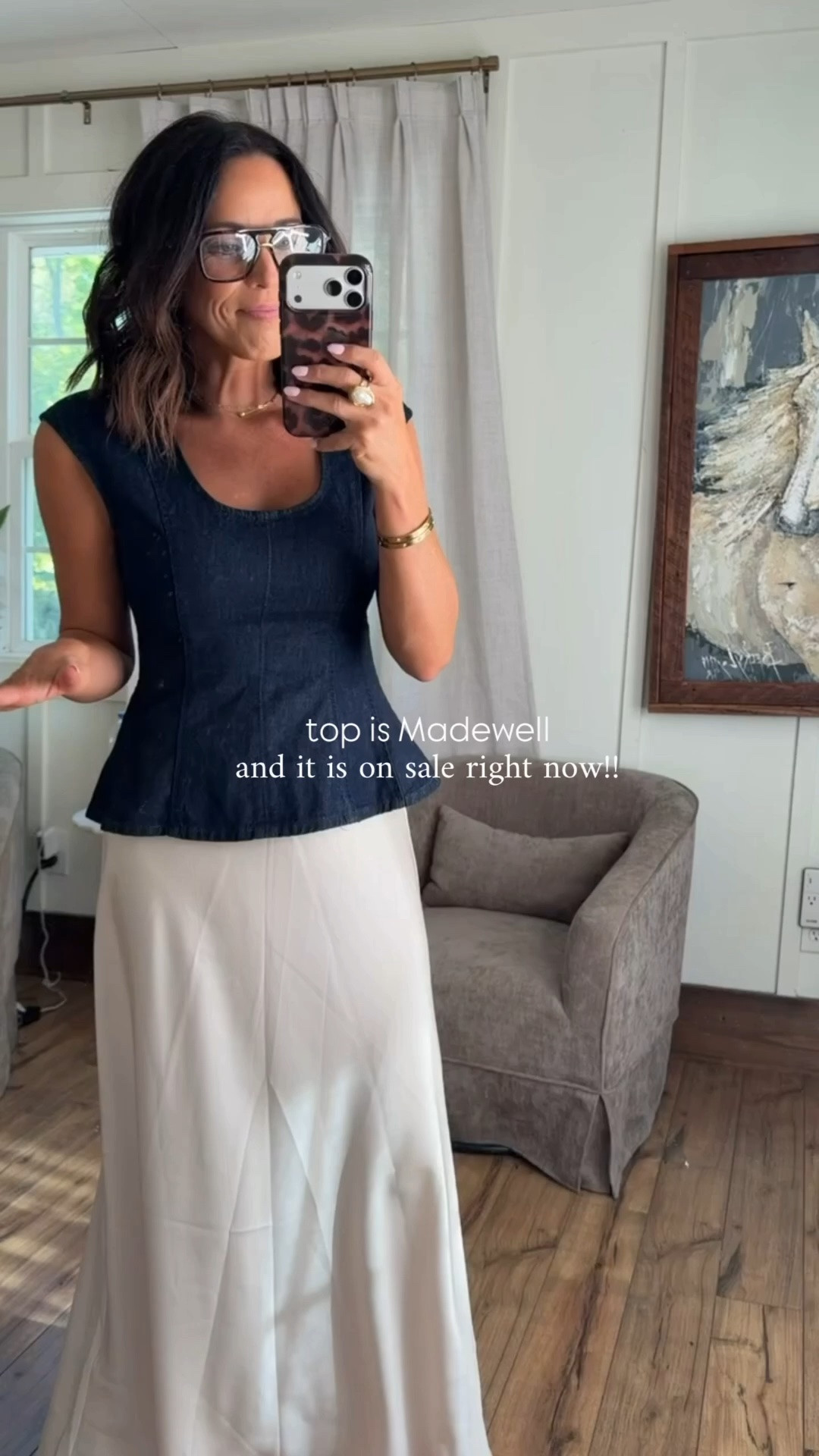 This Madewell top is SO flattering and it’s on sale right now!! The fitted shape with the little flare at the bottom makes it look so good on. Paired it with a simple maxi skirt for an easy dressed-up look 🖤

#madewell #madewellstyle #madewellsale #salealert #outfitinspo #affordablefashion #summerstyle #ltkfashion #ltkstyle #ltkfinds