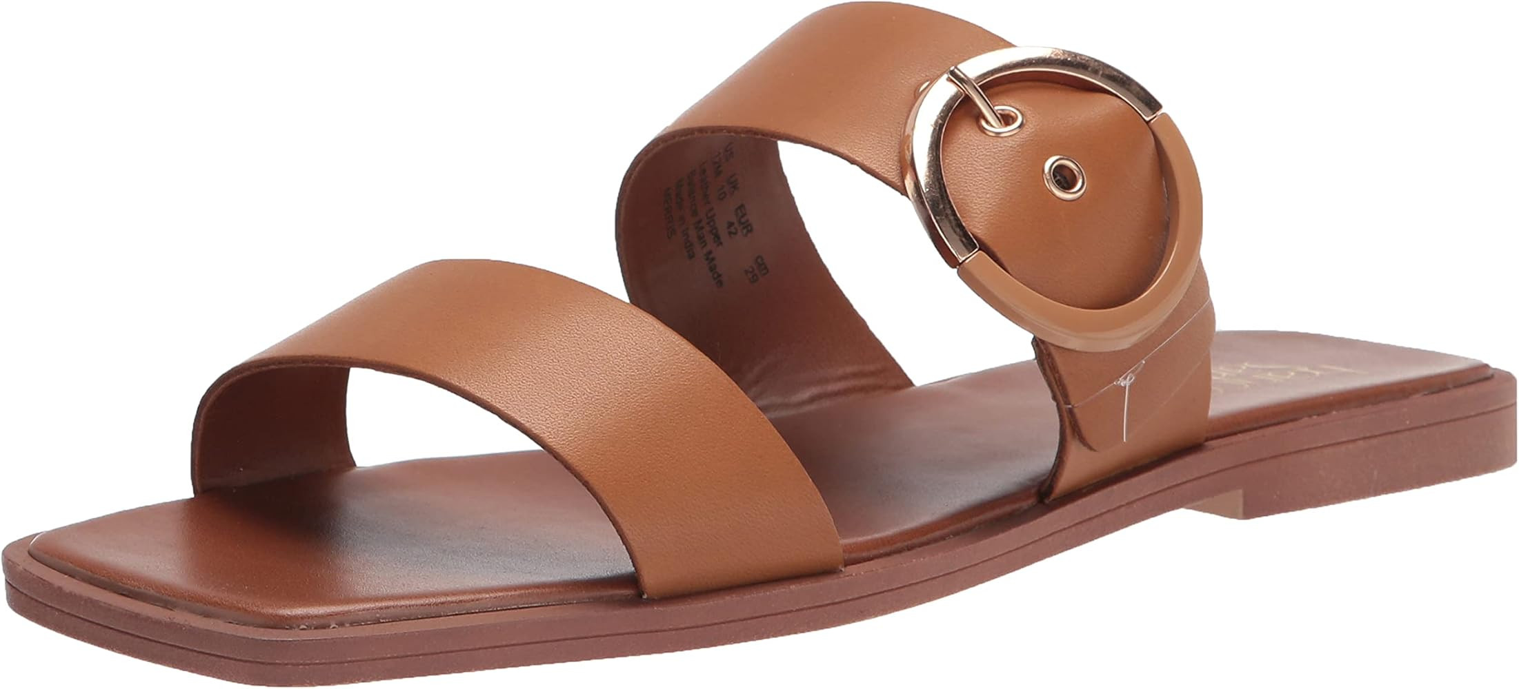 Amazon.com | Franco Sarto Women's Merris Flat Sandal, Tan, 6.5 | Flats | Amazon (US)