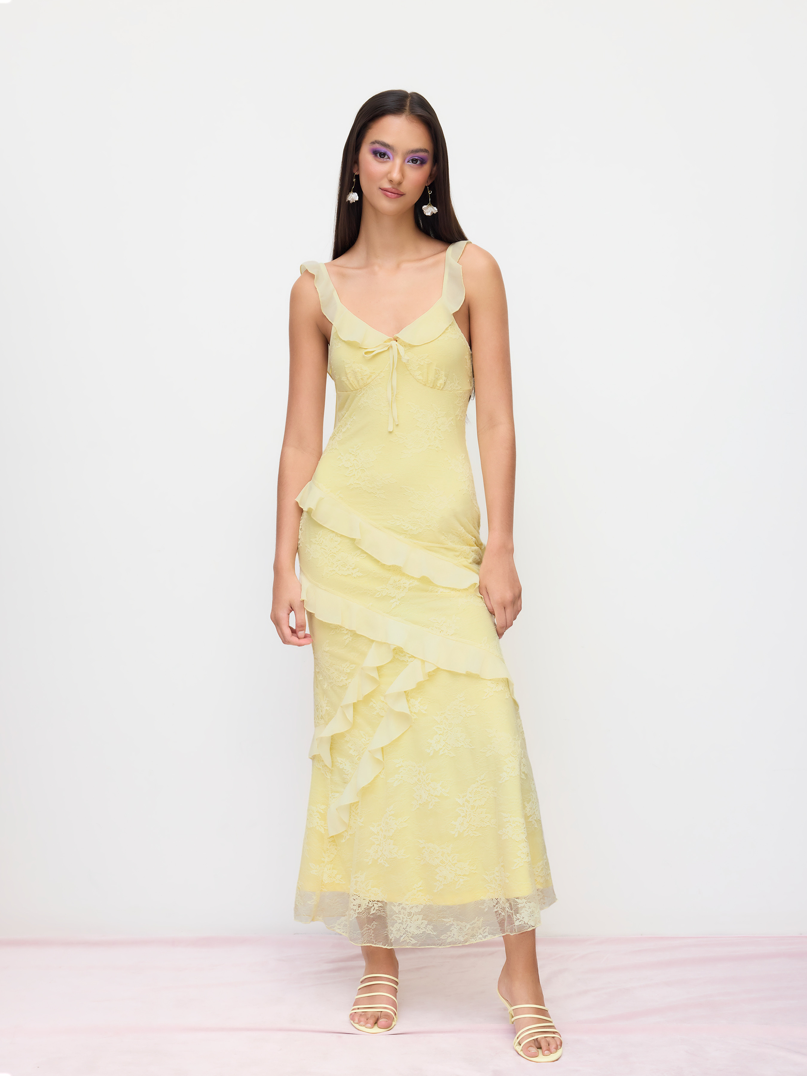 Wedding Wedding Guest Dress wedding guest wedding special occasion dresses Lace Lace Scoop Neckli... | Cider