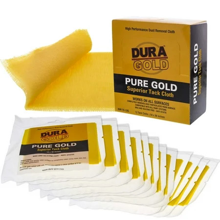 Dura-Gold - Pure Gold Woodworker and Painters Grade - Gold Superior Tack Cloths - (Box of 12) | Walmart (US)