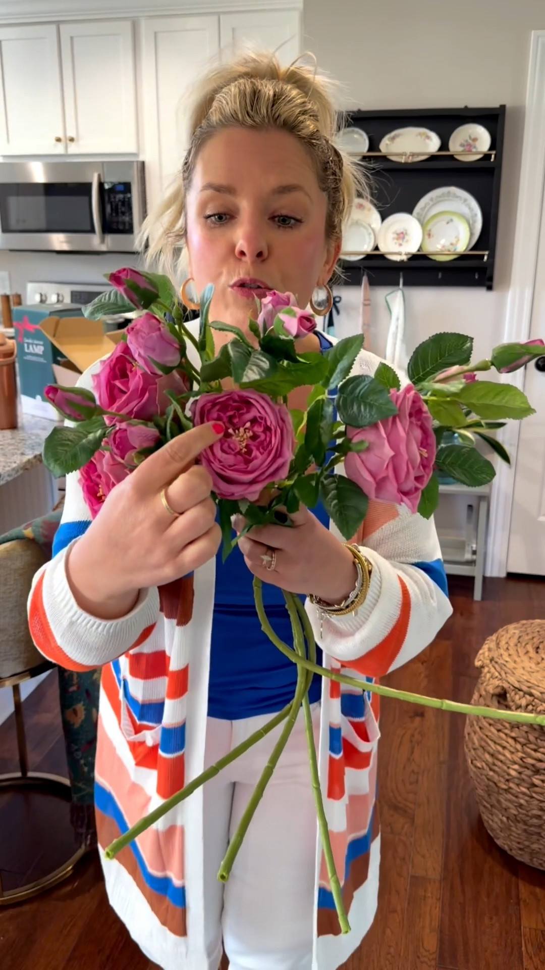 The most realistic faux flowers from Amazon! They look AND feel so real!! The ones I'm showing here are the "purple" color, but they look totally different from the website vs in real life...I like the color in real life much better! 

 

#LTKHome