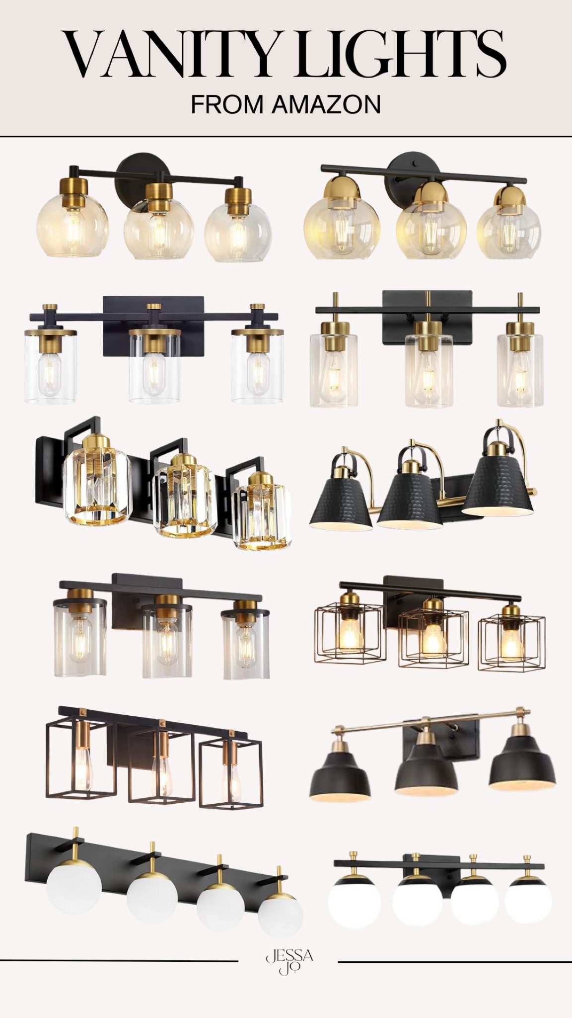 Vanity Lights | Bathroom Vanity | Black and Gold Vanity Light | Gold and Black Vanity Light | Bathroom Lights 

#LTKfindsunder100 #LTKhome #LTKstyletip