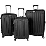 Kenneth Cole Reaction Renegade 3-Piece Luggage Expandable 8-Wheel Spinner Lightweight Hardside Trave | Amazon (US)