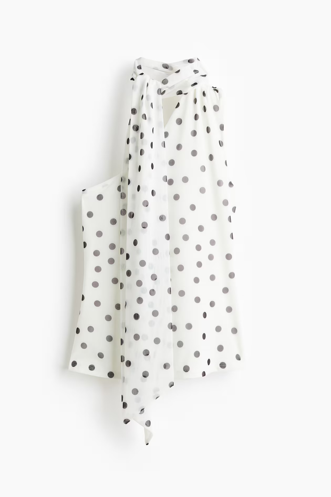 One-shoulder mesh top | H&M (UK, MY, IN, SG, PH, TW, HK)