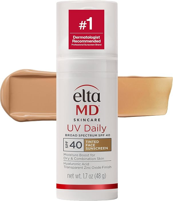 EltaMD UV Daily SPF Face Sunscreen Moisturizer with Zinc Oxide, Daily Face Moisturizer with SPF, ... | Amazon (US)