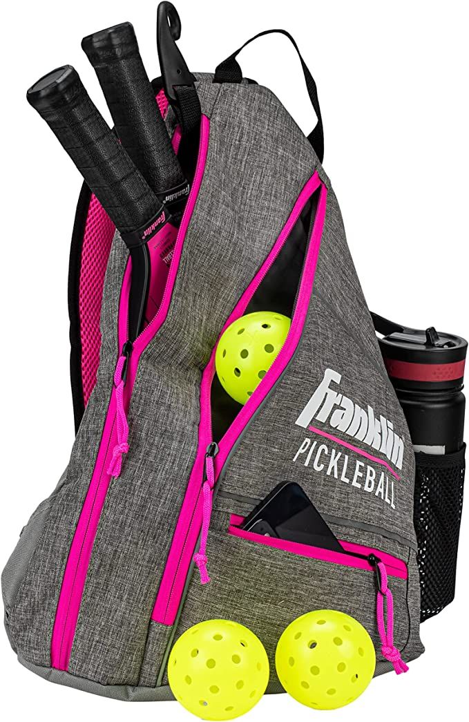 Franklin Sports Pickleball Bags - Pickleball Sling Bag Backpack for Gear + Equipment - Pickleball... | Amazon (US)