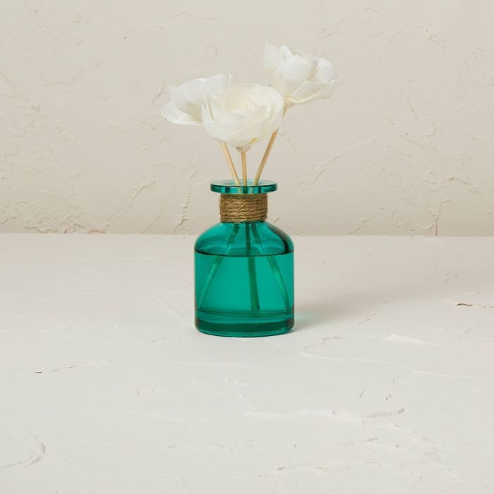 100ml Teal Tropic Oasis Oil Reed Diffuser with 3 Sola Flowers - Opalhouse™ designed with Jungal... | Target