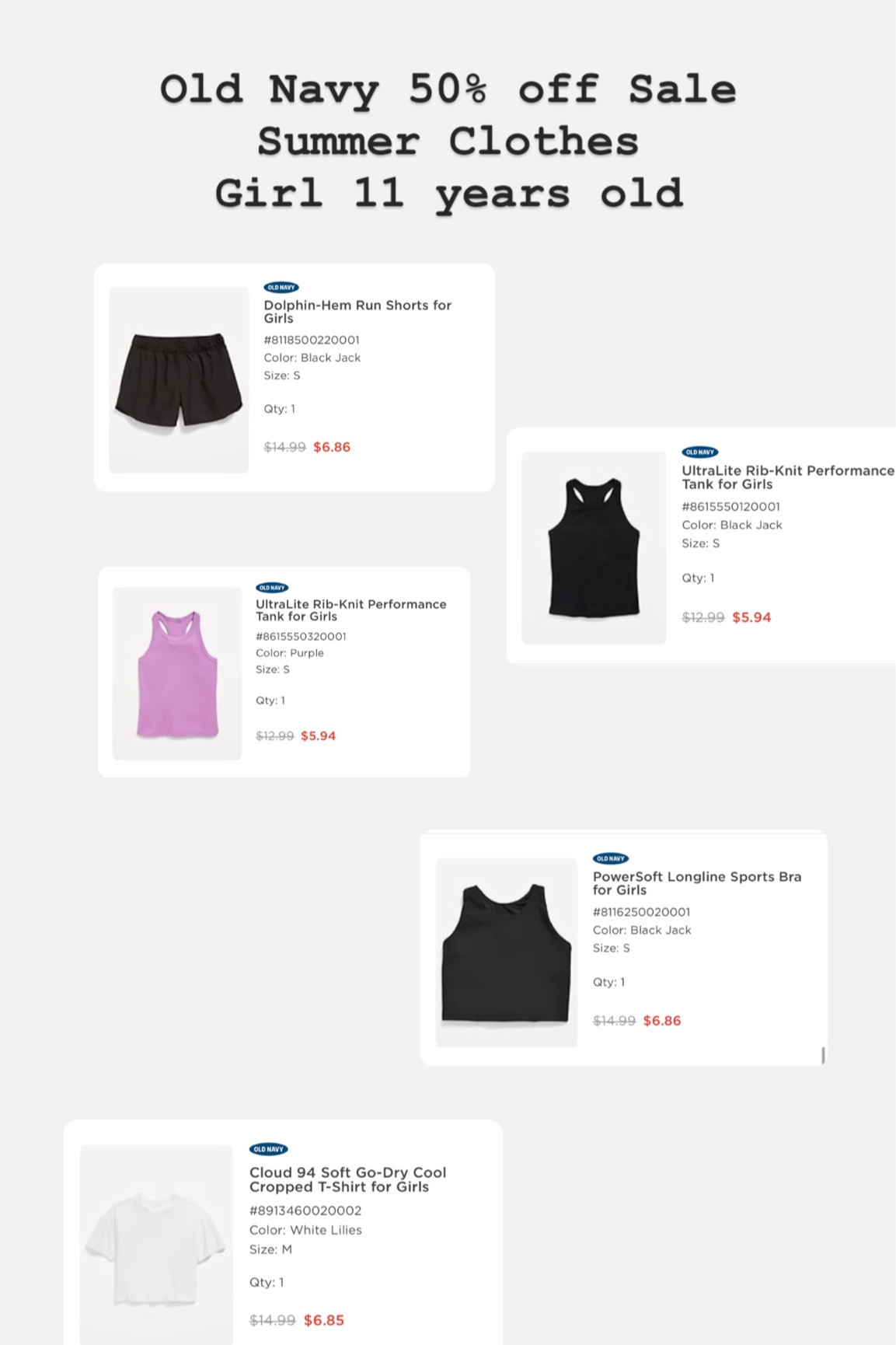 Old Navy everything 50% off sale! 

#LTKsalealert #LTKfindsunder50 #LTKkids