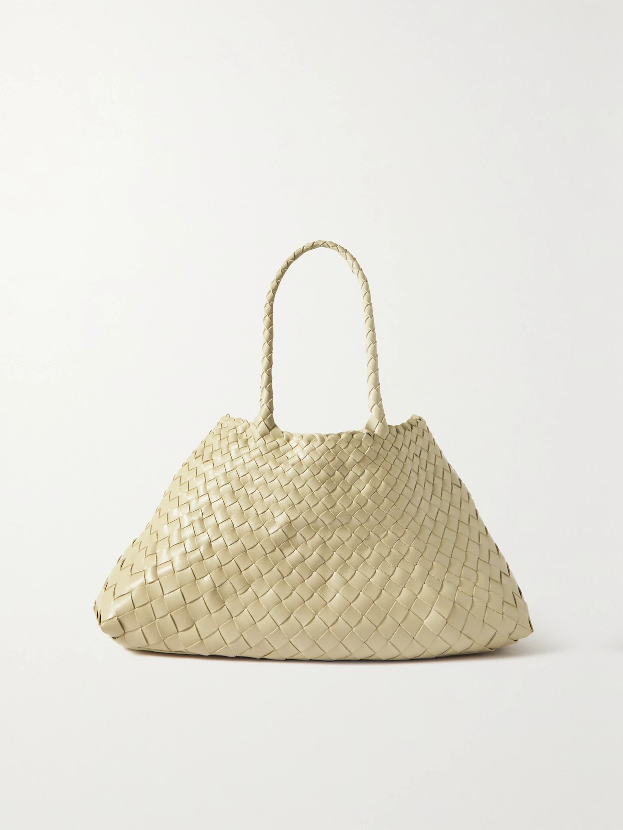 Dragon Diffusion - Santa Croce Big Woven Leather Tote - Cream | NET-A-PORTER (UK & EU)